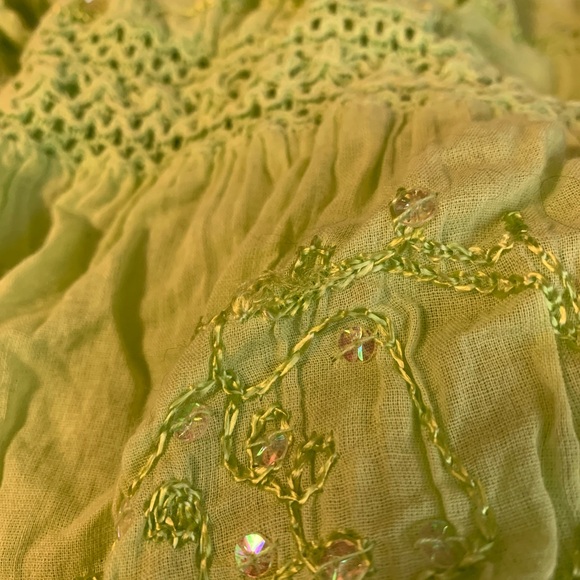 Vibrant Green Lace Maxi Skirt - Picture 8 of 8